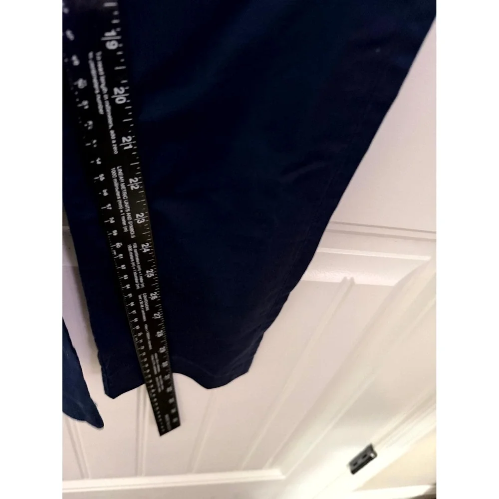 Banana Republic Chino Pants Mens 28x32 Navy Blue Slim Fit Stretch Cotton Pants